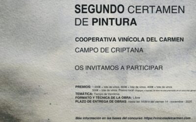 Bases del Segundo certamen de pintura Cooperativa Vinícola del Carmen
