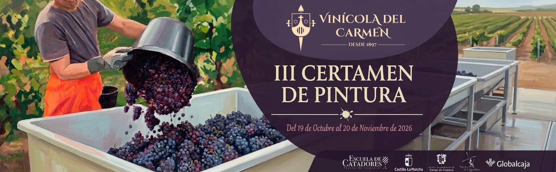 Banner III Certamen de Pintura 2026 1920 × 600